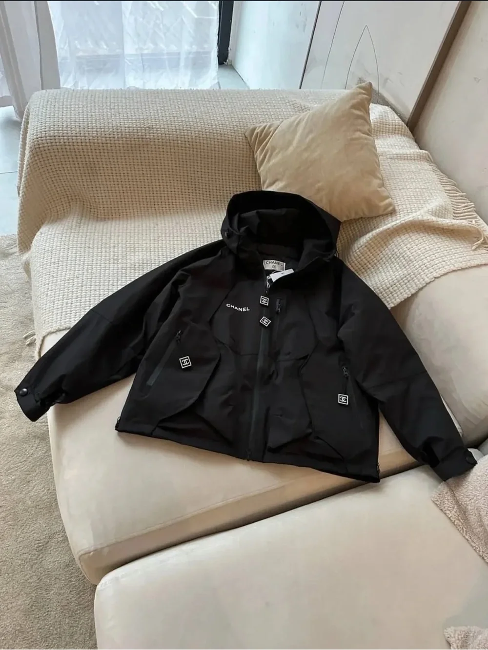 Chanel Women's Black Jacket Oversized